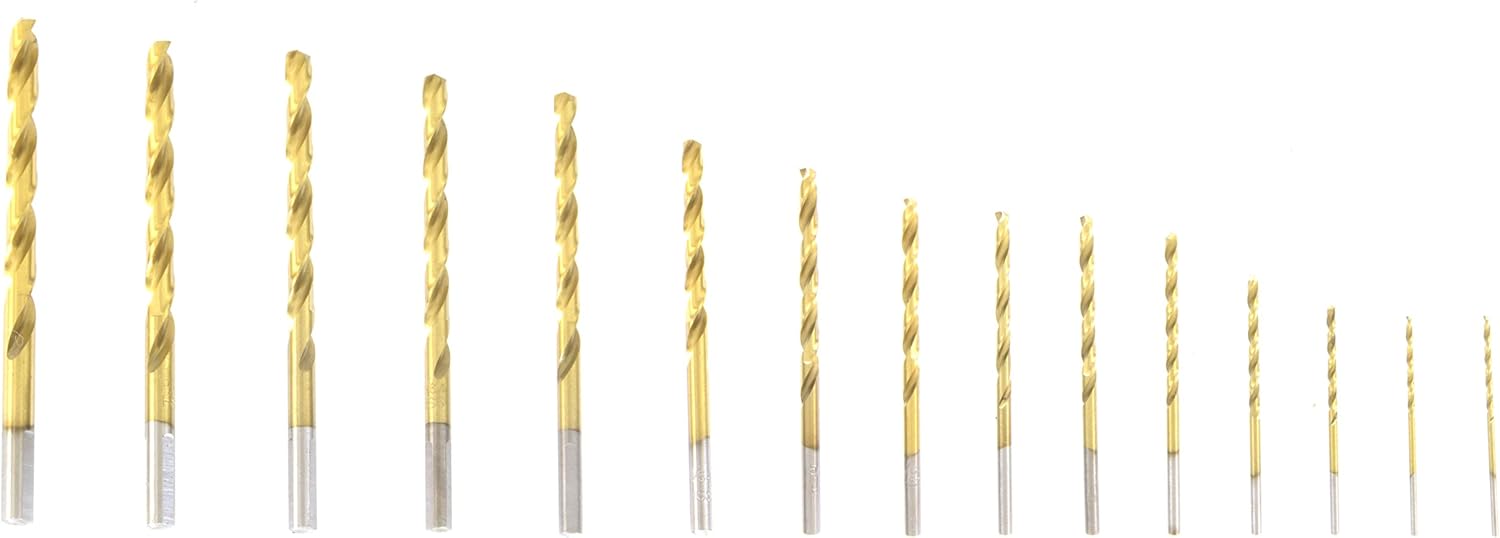 WEN DB15 Titanium-Coated Drill Bit Set (15 Piece)
