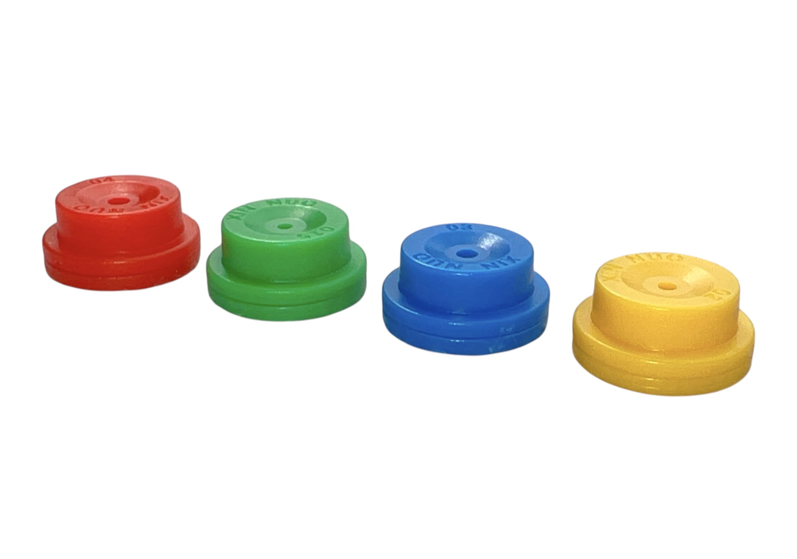 Full Cone Sprayer Nozzles, Pack of 4, 80 Degree Spray Angle, Solid Cone Spraying Nozzle Tips (Green)