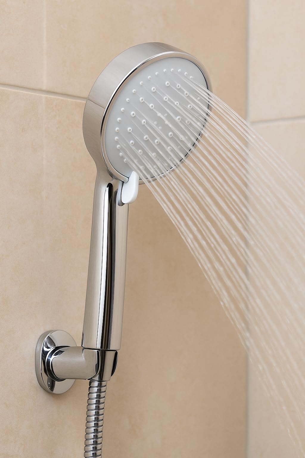 Vios Store Duş Başlığı – Yüksek Basınçlı Su Tasarruflu Banyo Shower Head, Kireç Önleyici Filtreli 3 Kademeli Ayarlanabilir Sprey, Evrensel Bağlantı