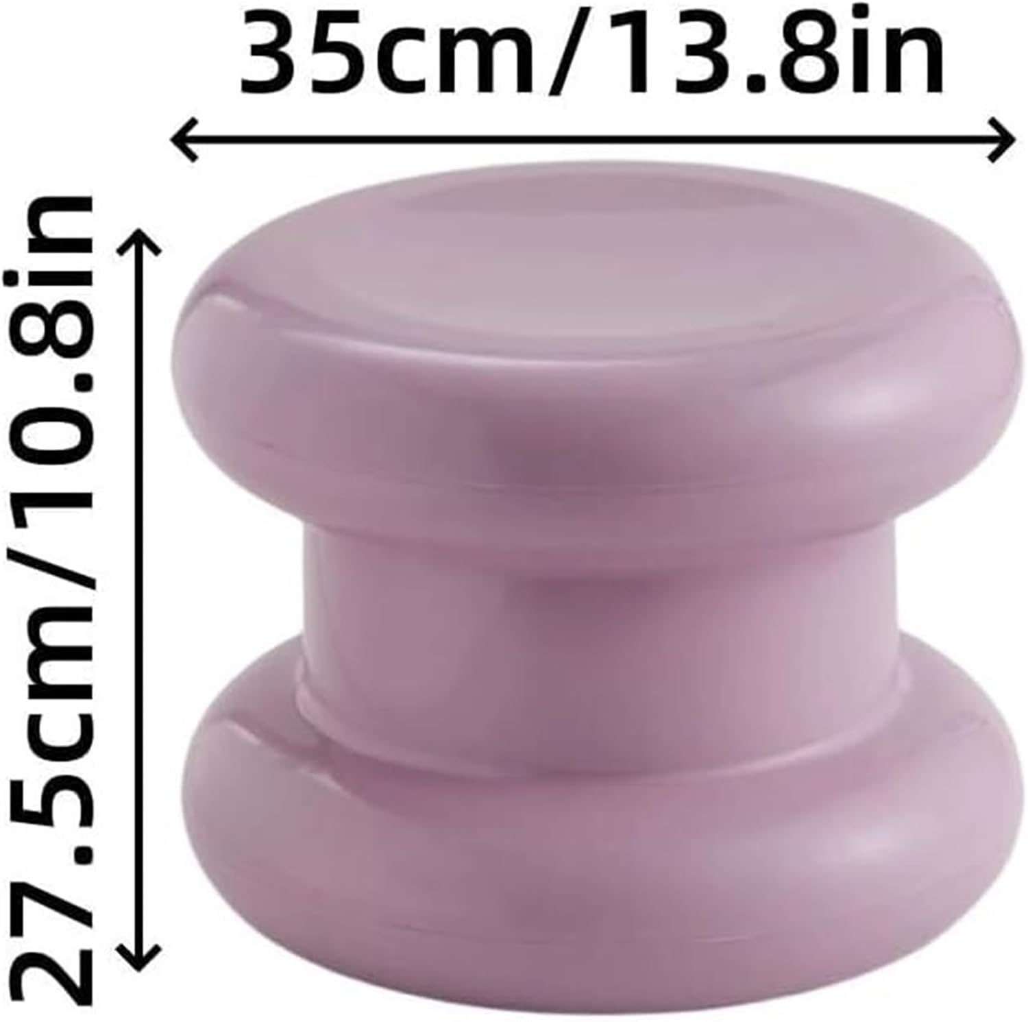 ABS Plastic Low Stool Foot Rest Entrance Shoe-Changing Stools Corner Side Table for Living Room Small Space