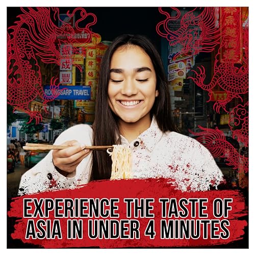 Pot Noodle Fusions Chilli Chicken Instant Snack Vegan Quick To Make Noodles Instant Noodle 8X 100 G - 5