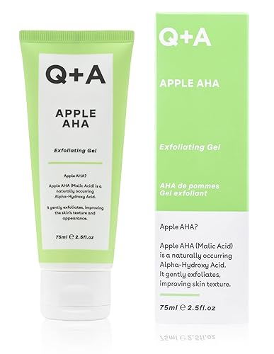 Gel exfoliante Apple AHA, ácido málico y láctico de origen natural junto con extractos de fruta de manzana y ácido glicólico para una piel más suave