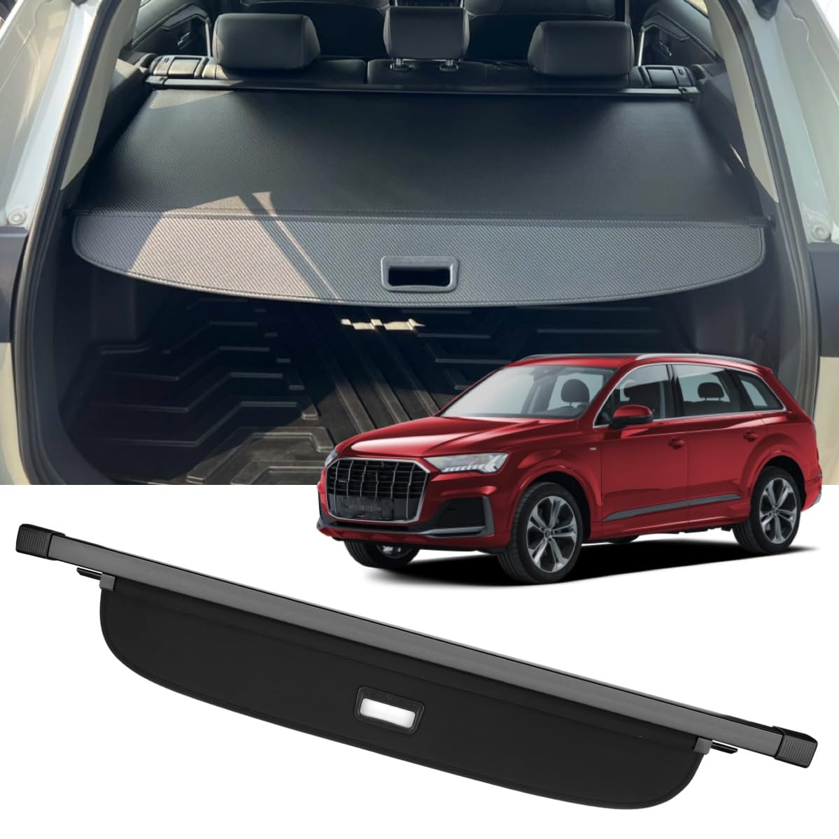 Amazon.com: Vinomkii Cargo Cover Retractable Fit for Audi Q7 2016