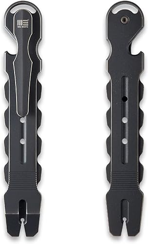 WeKnife Gesila - Mini barra de palanca plana de bolsillo, multifunción, herramienta EDC de titanio, extractor de uñas, abridor de supervivencia,