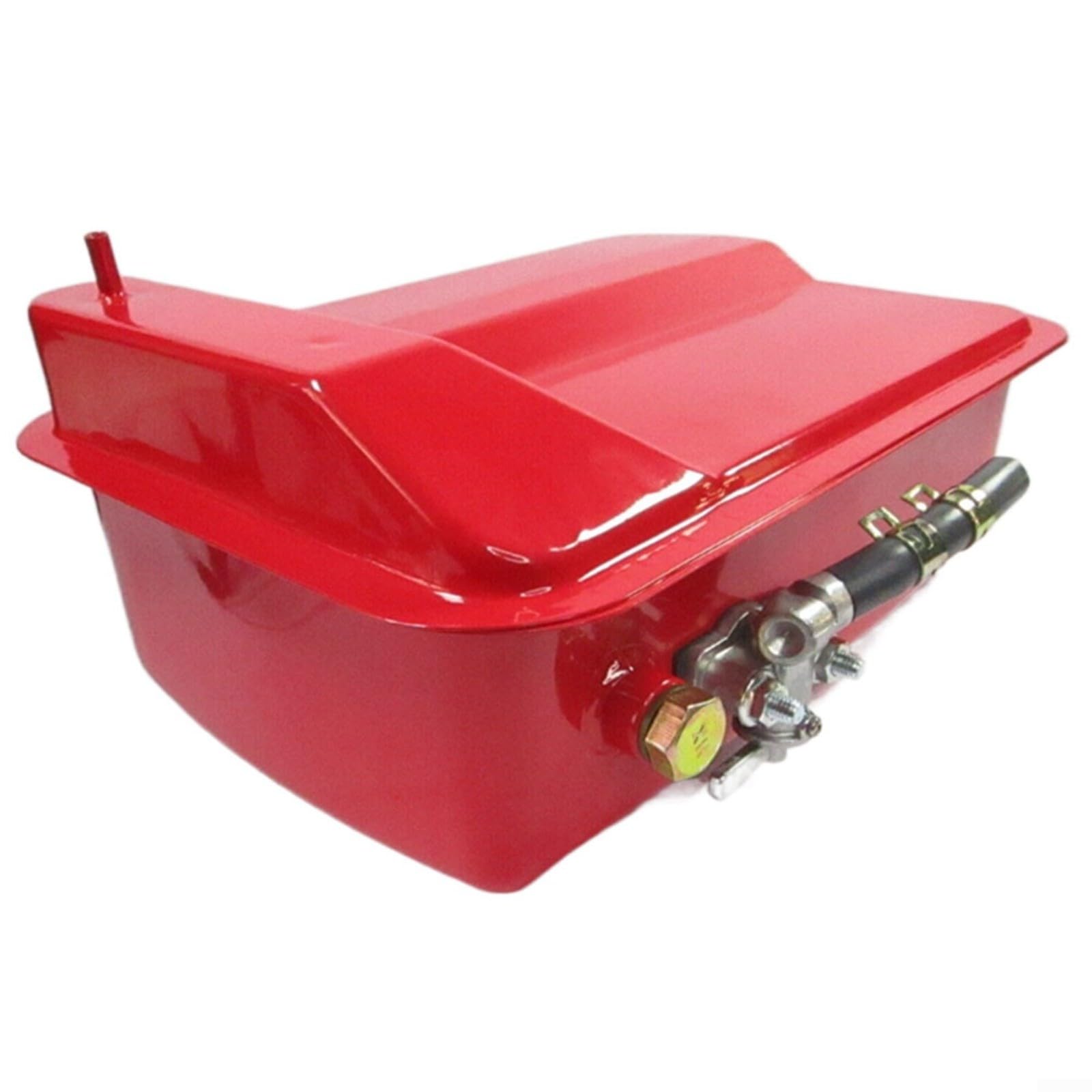 Serbatoio carburante diesel rosso per motori raffreddati ad aria 170F, 173F, 178F, 186F, 192F, ad alta resistenza, adatto per piccoli macchinari e motozappe, contenitore resistente alle perdite, per