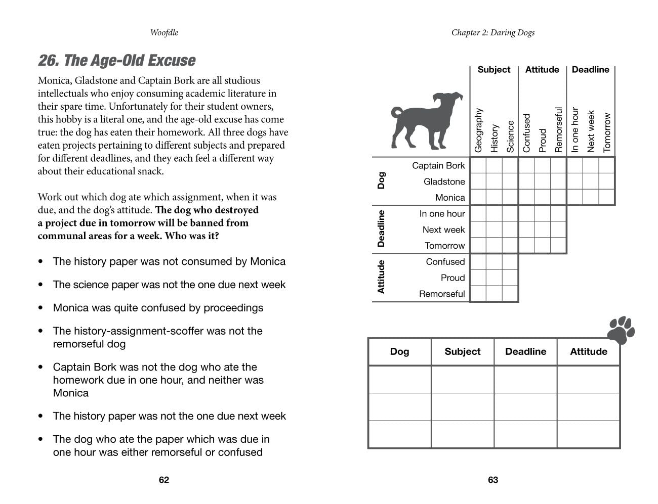 Woofdle: 75 Canine Crime Puzzles to Solve Using Logic, Skill & the Power of Walkies