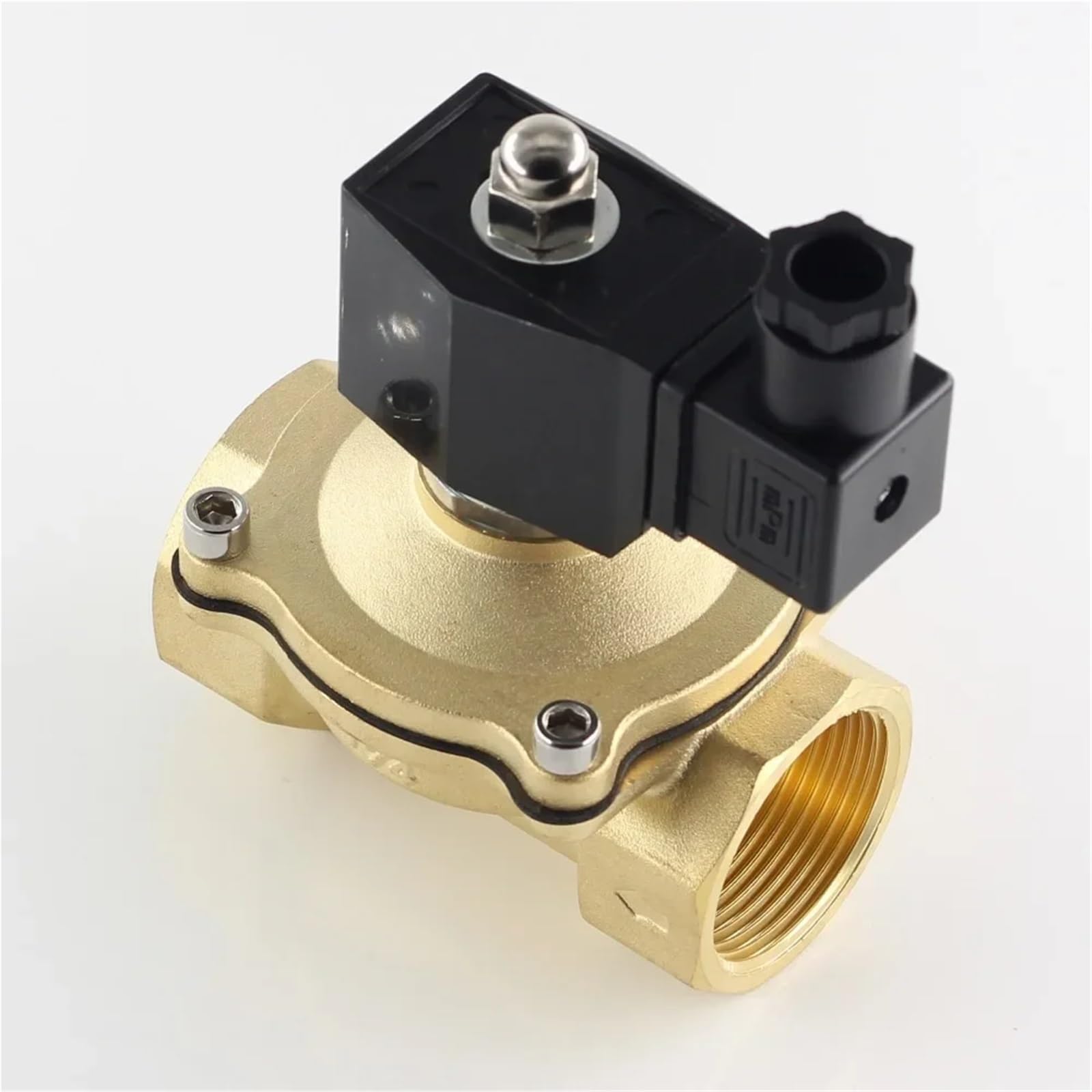 Válvula solenoide de Agua Normalmente Cerrada, Bobina Completamente Cerrada IP65, CA 220 V, CC 12 V, CC 24 V, G3/8", G1/2", G3/4", G1, G1-1/4, G1-1/2.