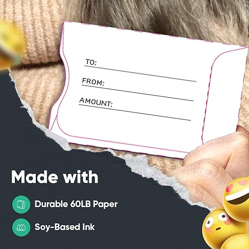 Miniatura 9 de Tarjetero de regalo de cumpleaños, paquete de 50 fundas de papel para tarjetas de regalo a granel, regalos de fiesta de cumpleaños, color blanco