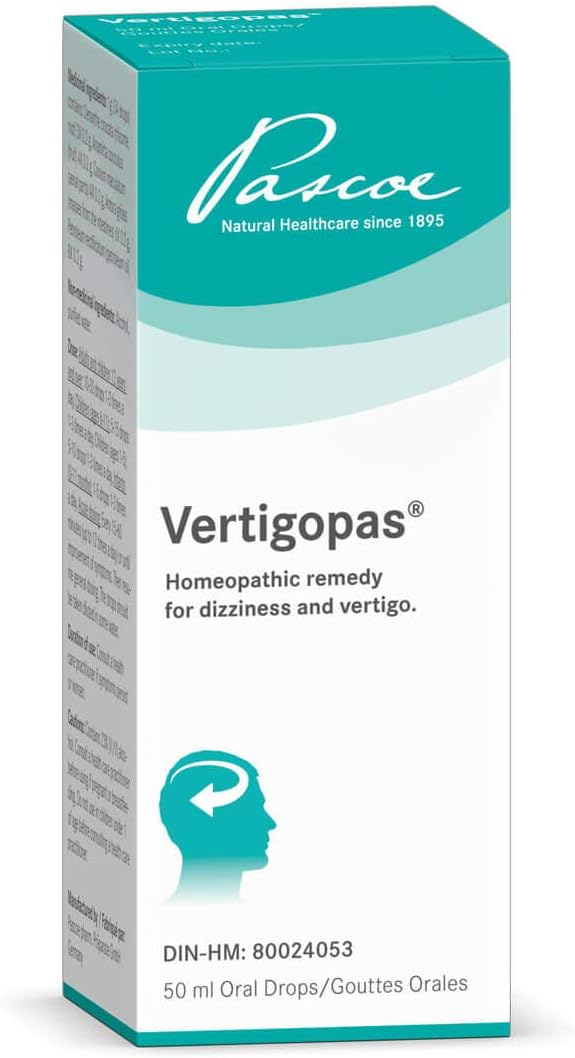 Pascoe Vertigopas 50 mL Oral Drops A Homeopathic Remedy for Dizziness and Vertigo Help