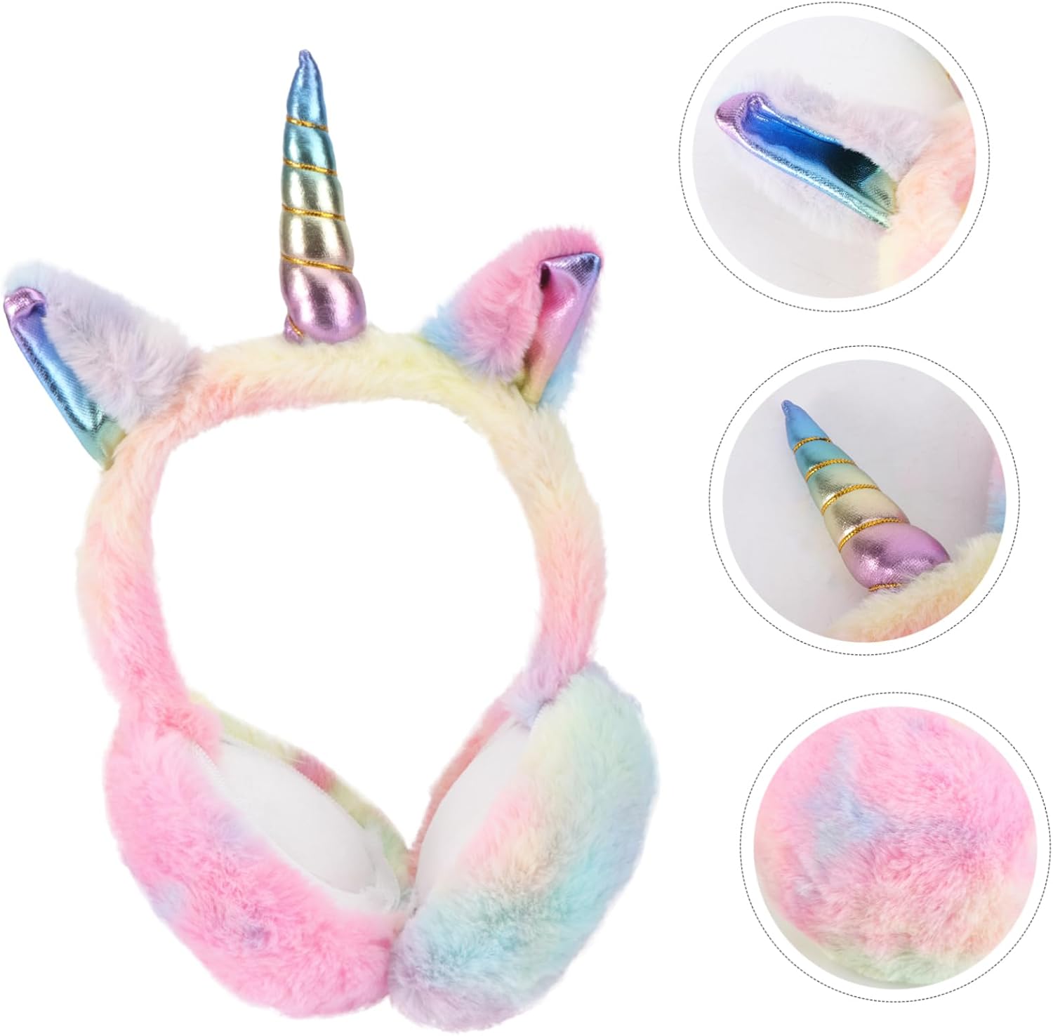 GALPADA 1pc Cartoon Earmuff Plush Ear Cover for Girls Ear Warmers for Christmas and Birthday Cute and Fun Design for Cold Weather