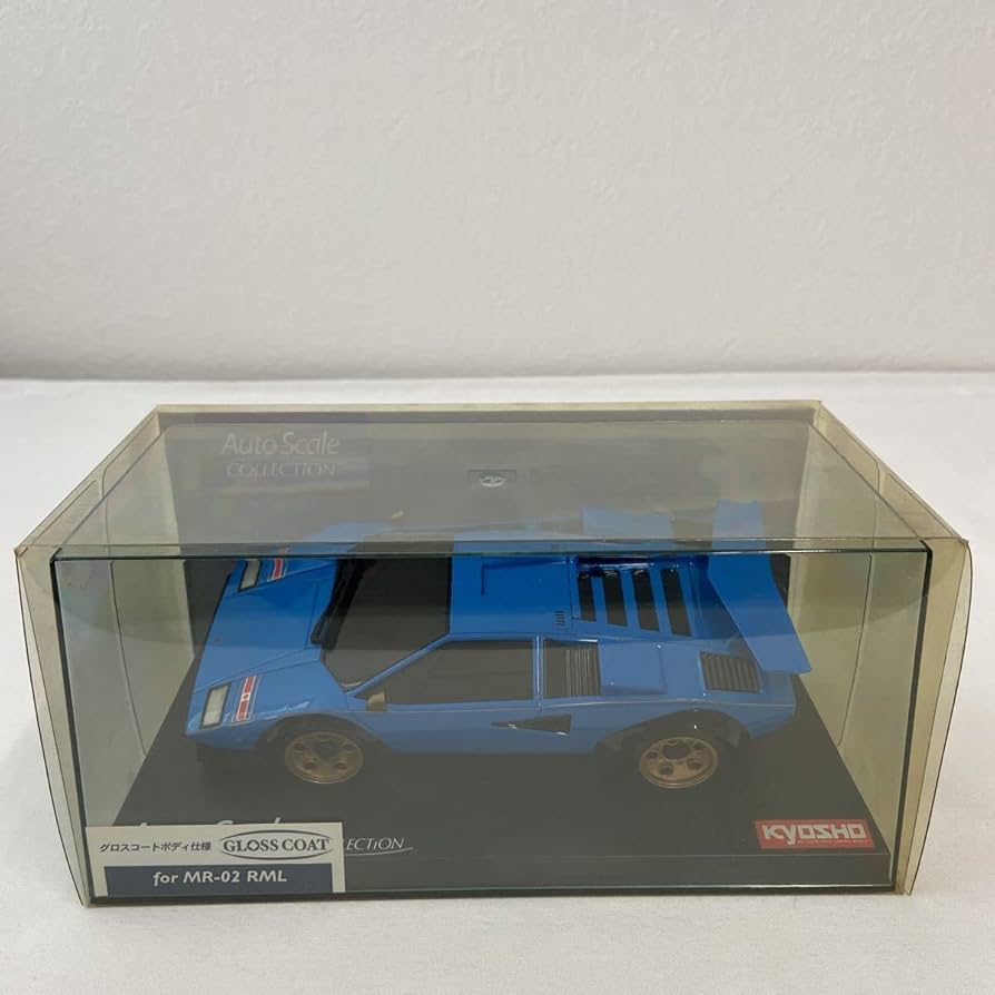 京商ミニッツ　ランボルギーニ　カウンタックLP500S ブルー 京商 ミニカー | 販売終了: KYOSHO 1/18 LAMBORGHINI COUNTACH
