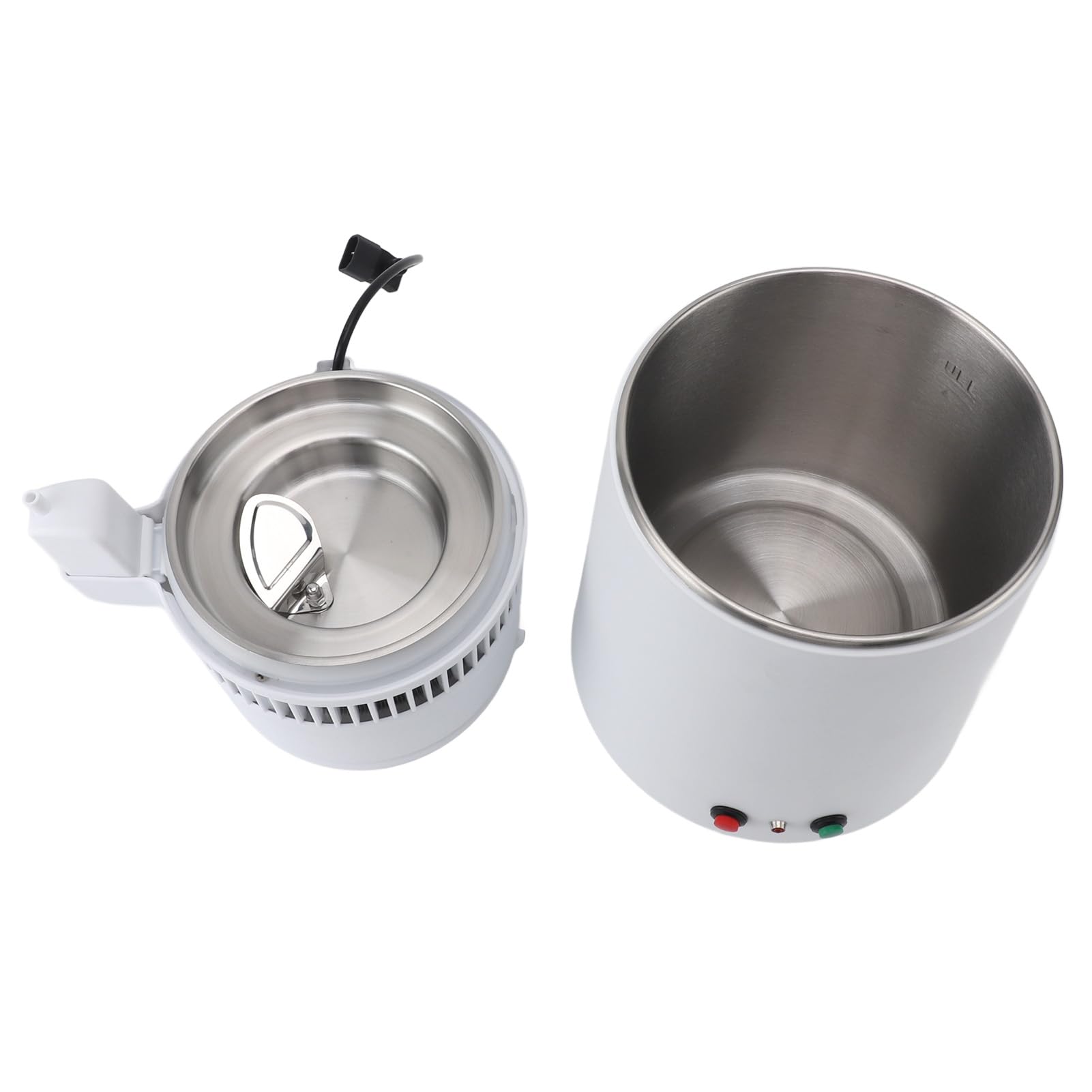 Destilador de laboratorio casero con apagado automático, jarra de vidrio de 4L, fabricante de agua destilada, 750W