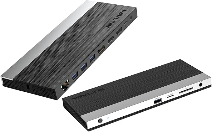 WAVLINK Dock USB-C 4K 13 en 1 con 100W Carga, Triple Pantalla 2 HDMI + DP miniatura 9