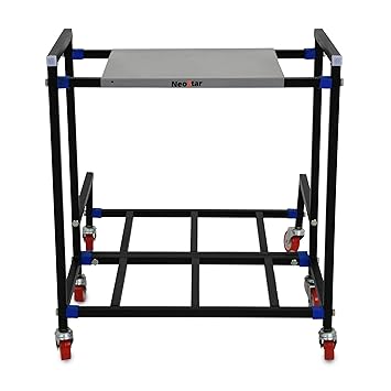 NEOSTAR 2-Tier UPS Stand/Trolley for Double Battery and Inverter for Home and Office.