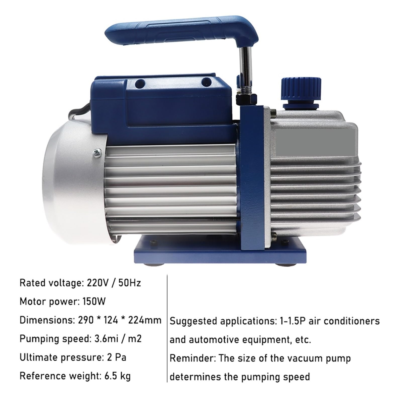 Pompe à Vide, Pompe à Vide réfrigérante FY-1C-N Pompe de climatisation for 150W R410 R134a R22