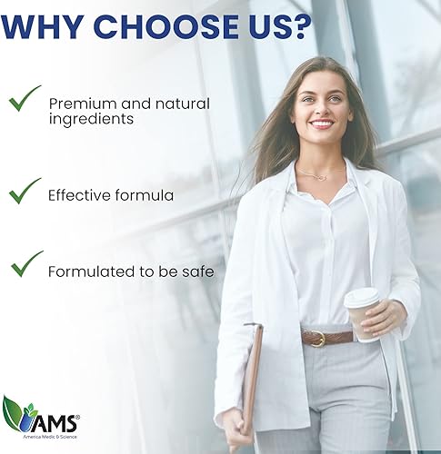 Miniatura 6 de America Medic & Science Acetil L-carnitina 1000 mg (60 tabletas)  Suplemento dietético para hombres y mujeres  Promueve la producción de energía