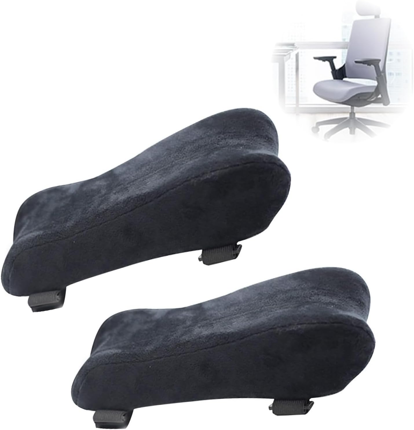 XJHOME Office Chair Arm Covers, Ergonomic Memory Foam Office Chair Armrest Pads
