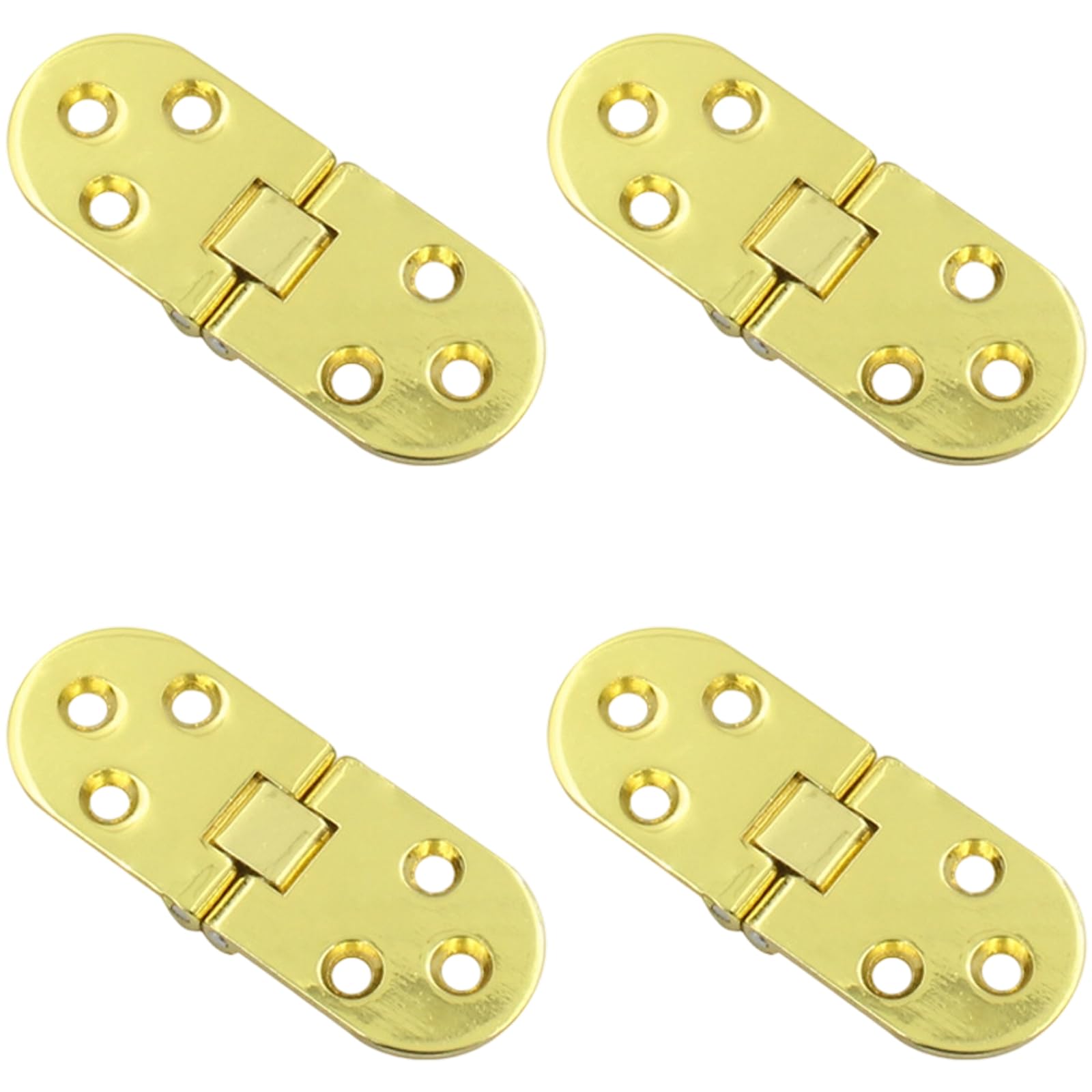 Strength Metal Hinge Complete 180 Degree Folding Action Erosion Resistant Surfaces Easy Mounting for Household Strong Cabinet Hinges for Door
