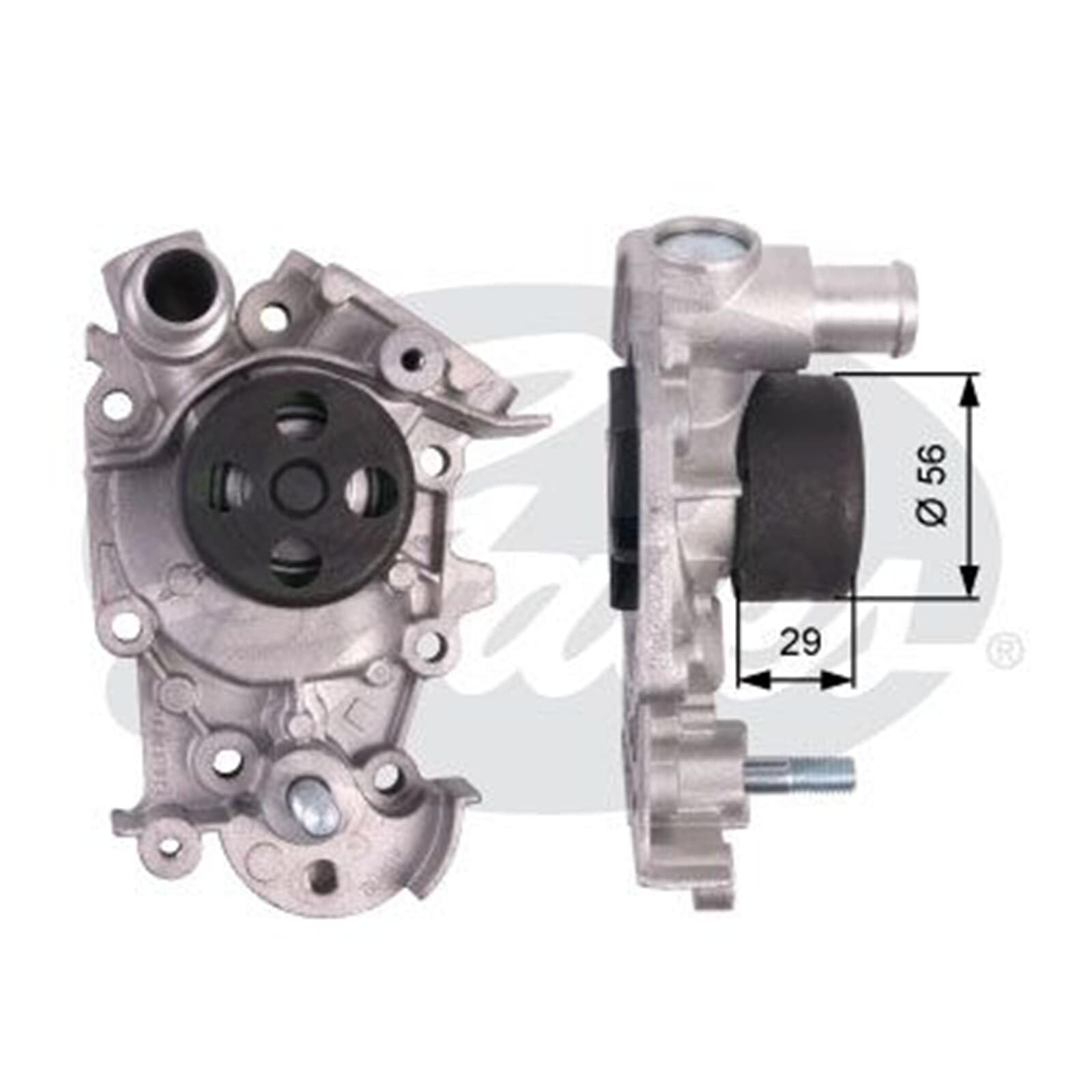 GATES KP25454XS Kit cinghia distribuzione pompa acqua N° denti: 87 17 mm con pompa acqua Compatibilità con RENAULT CLIO II BB0/1/2, CB0/1/2 TWINGO I C06 KANGOO KC0/1 KANGOO Express FC0/1, NISSAN