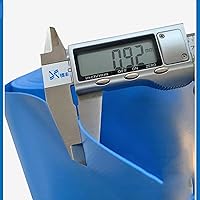 Vista 6 de Piscina sobre el suelo redonda de lona para estanque de peces con soporte de metal plegable para niños para colector de agua, barril de lluvia