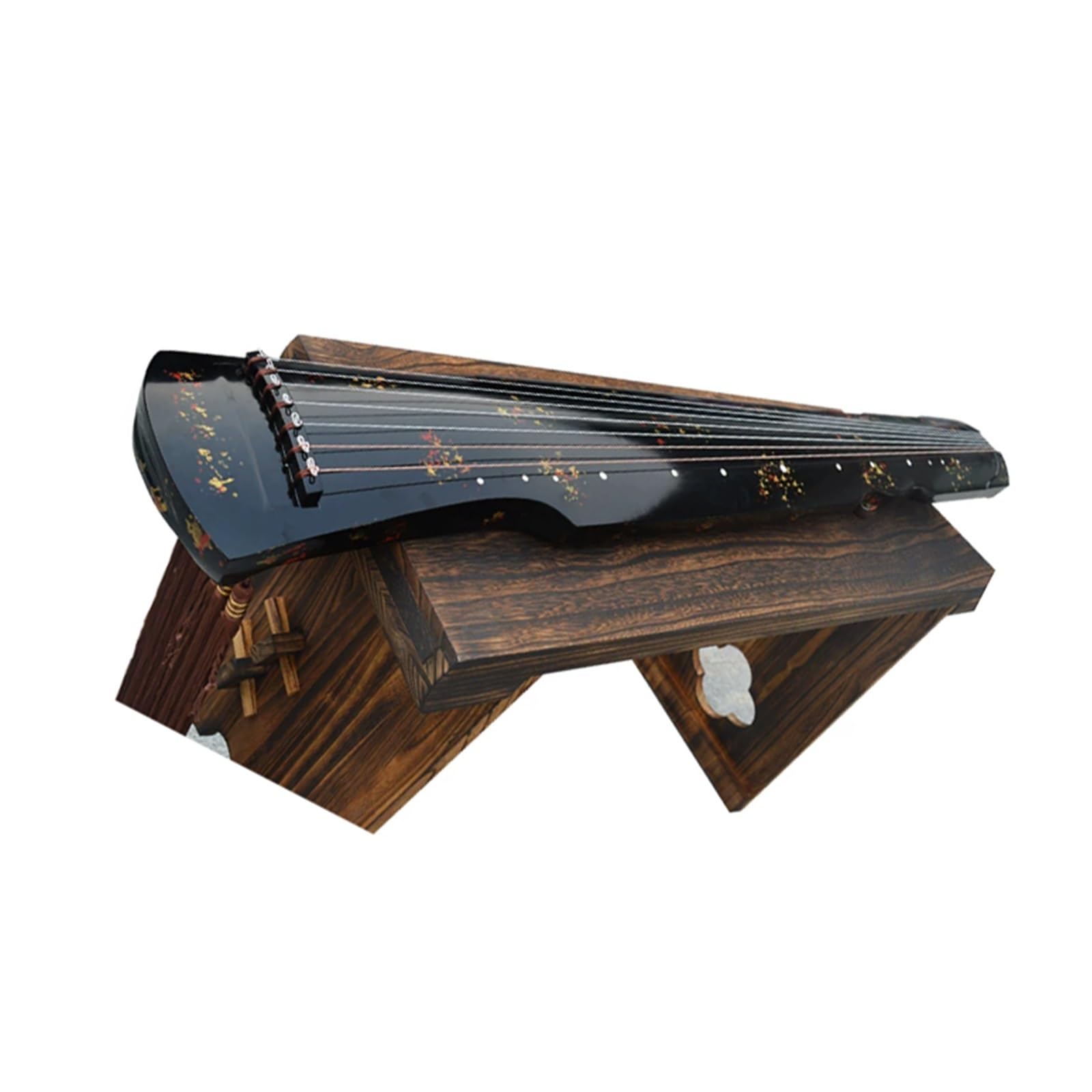 Professionelles Musikinstrument Guqin Geeignet Für Anfänger Um Das Traditionelle Guqin Spiel Mit Rohlack Zu Üben