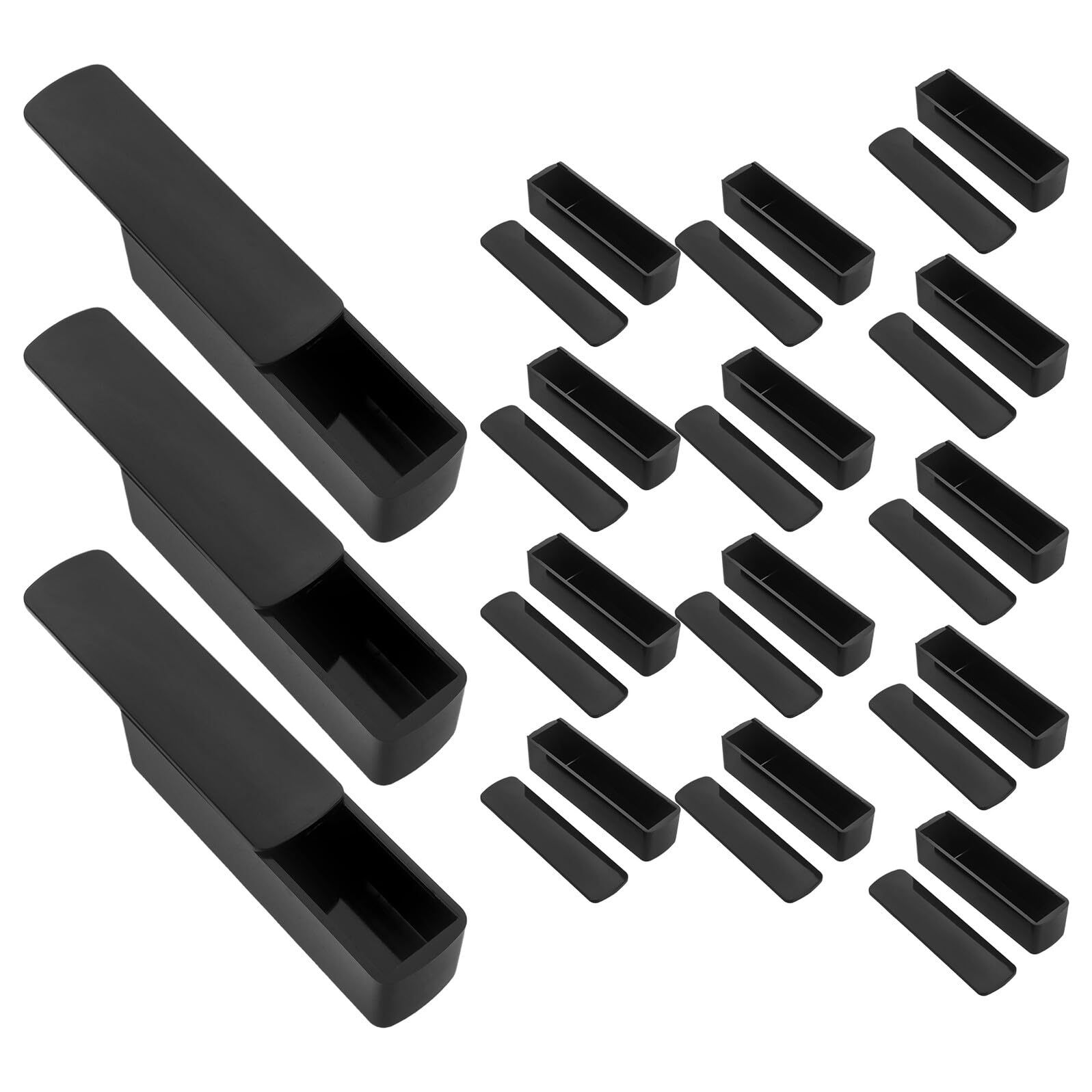 Boîte de rangement plastique compartiments pour matériel de bureau et petits sceaux