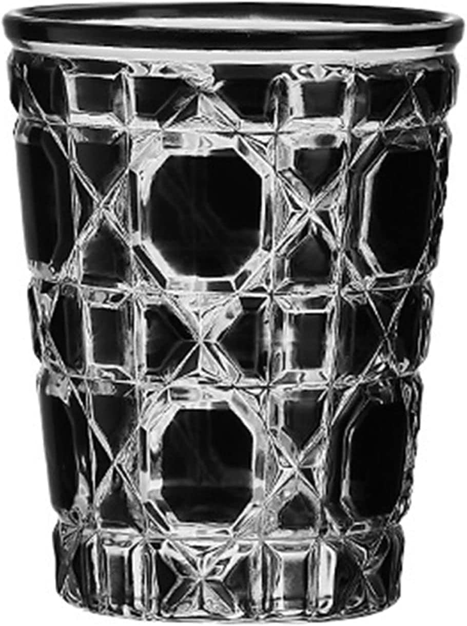 LIPIKI Toothbrush Cup, Mouthwash Cup/Colorful Glass Bathroom Tumblers, Bathroom