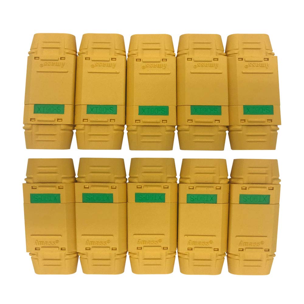 (未使用･未開封品)　スクエア 大容量アンチスパークコネクターXT90-S (オス、メス1ペア) SGC-63 kmdlckf Amazon | スクエア 大容量アンチスパークコネクターXT90-S (オス