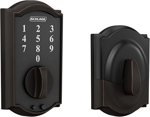 Miniatura 14 de Cerradura de seguridad táctil Schlage Camelot, BE375 CEN 619 Níquel satinado,Cromado brillante,Cromo satinado,Bronce Envejecido,Latón antiguo,Bright