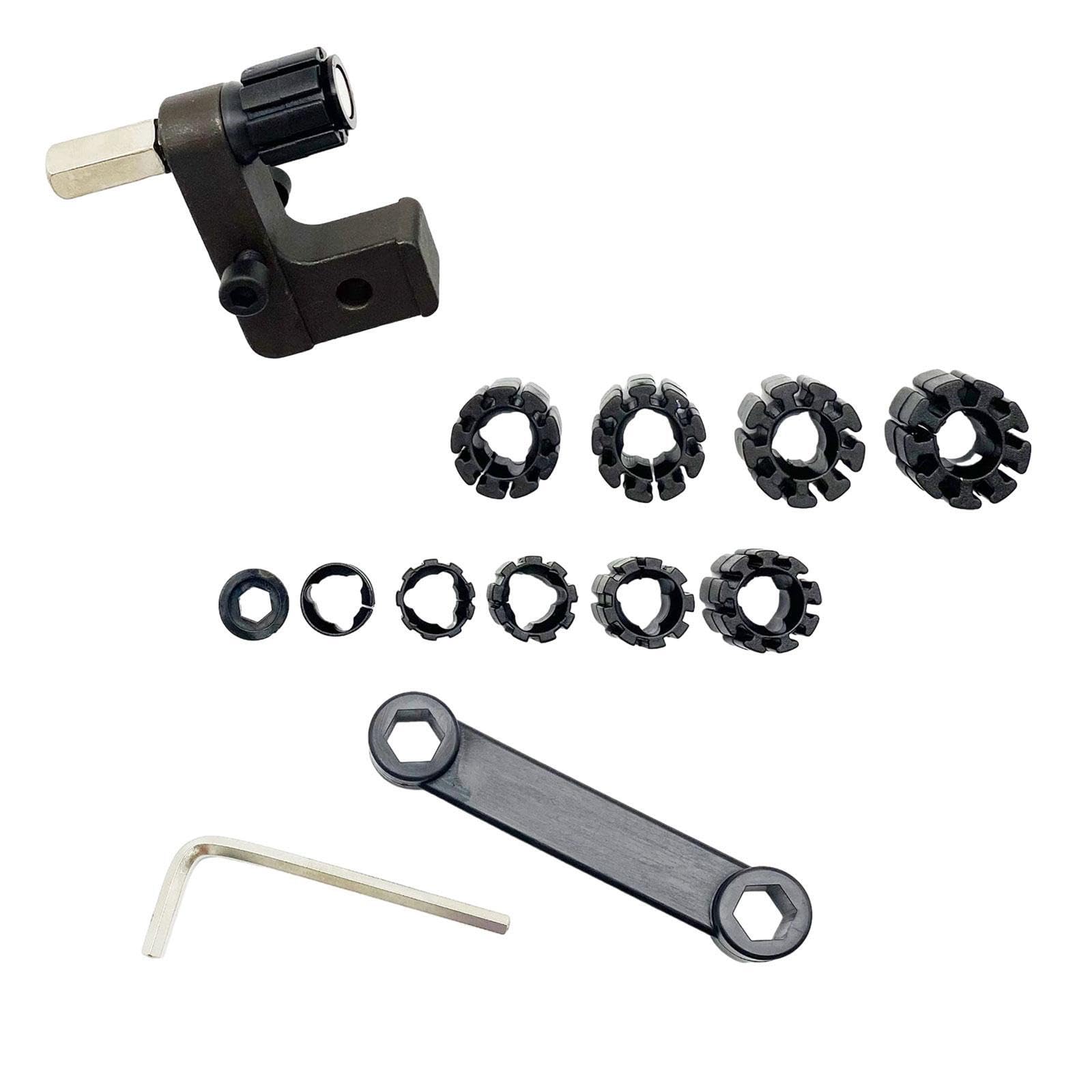 Herramienta para procesar anillos IOIUSKKU con soporte de grabado y abrazadera ajustable color negro