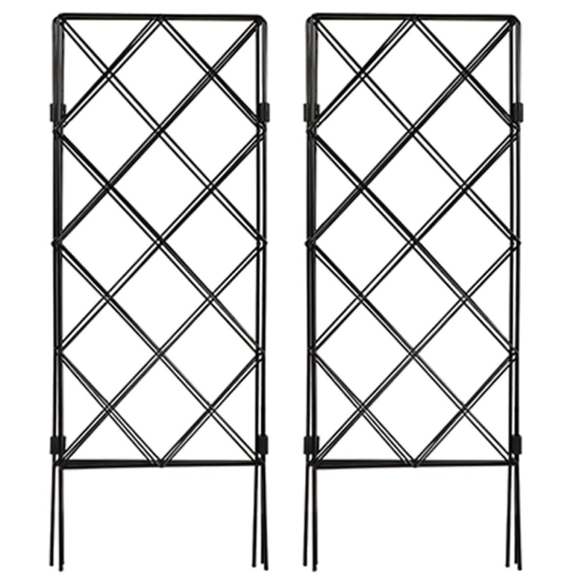 CLISPEED Tuteur pour Plantes en Fer Robuste et Réutilisable, Treillis D'intérieur et D'extérieur pour Jardin et Patio, Lot de 2 Supports pour Plantes Grimpantes