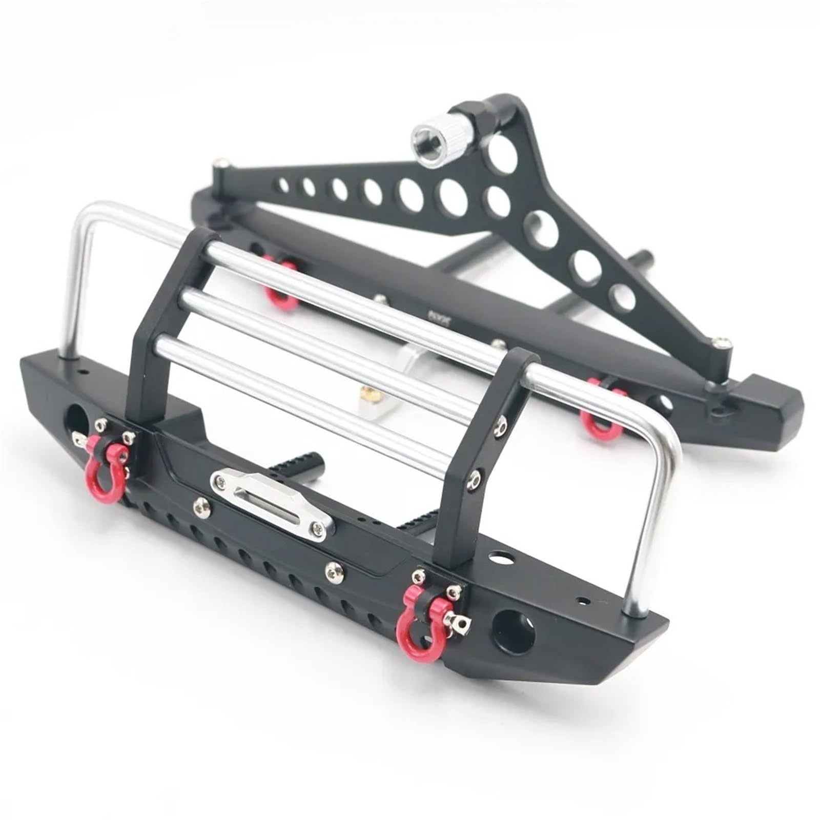 Paraurti RC per Axial per SCX10 II III per Traxxas per TRX4 Gen8 1/10 RC Crawler Car, Set di Paraurti Anteriore E Posteriore Alluminio, Parti Aggiornamento