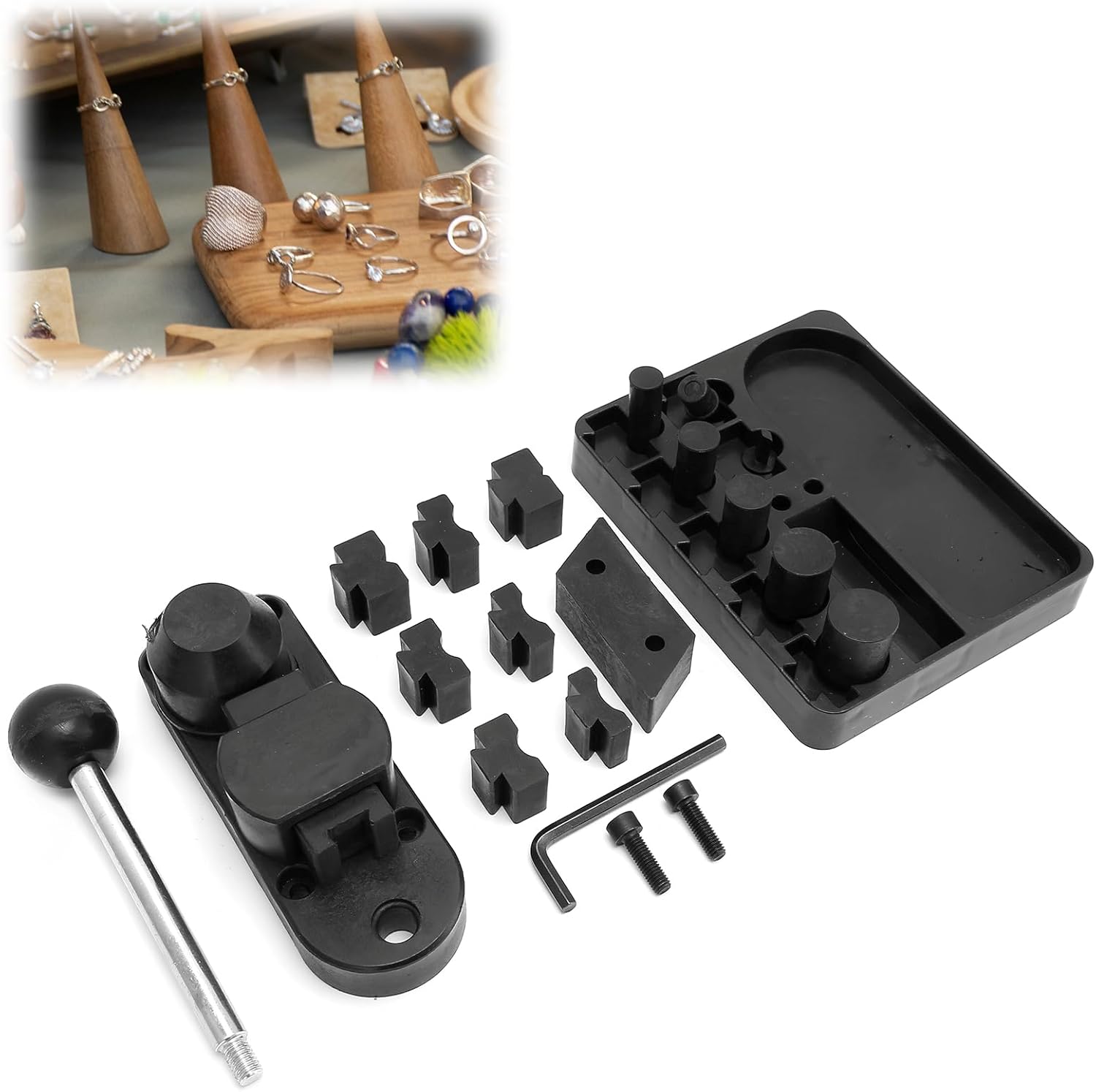 Vvikizy Jewelry Bending Machine Set Multifunctional Rings Earrings Bending Tools Jewelry Making Tool
