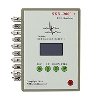 Vista 1 de Simulador de señal de SKX-2000C+ECG, generador de señal de ECG con pantalla OLED, tipo recargable
