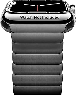 Zitel Stainless Steel Bands Compatible with Apple Watch Metal Straps for 42mm (Series 11/10), 40mm/41mm/ for Series 9/8/7/6/5/4/SE3/SE2/SE