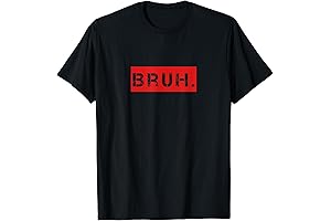 Bruh Meme Funny Saying Brother Greeting Teens Boys Men Short Sleeve T-Shirt