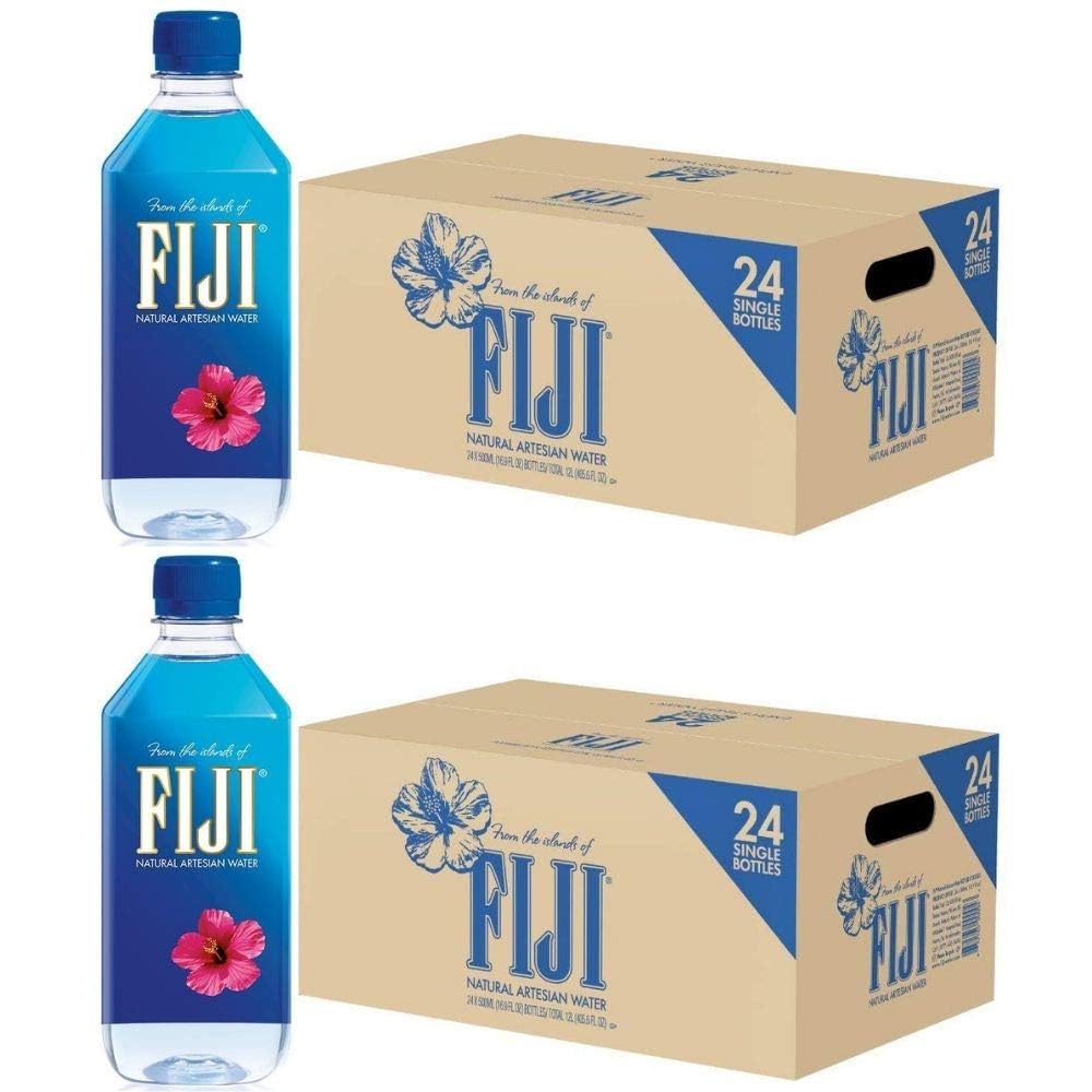Fiji Water Fiji Natural Artesian Water, Bottles Iskcwy, 48 Bottles 500Ml