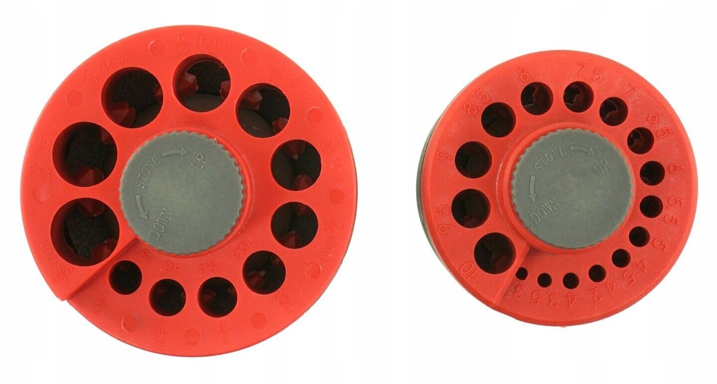 Affilatore Elettrico Punte Trapano 90 W Affilapunte Doppia Testa Per Punte da 3-16 mm Mola Pietra