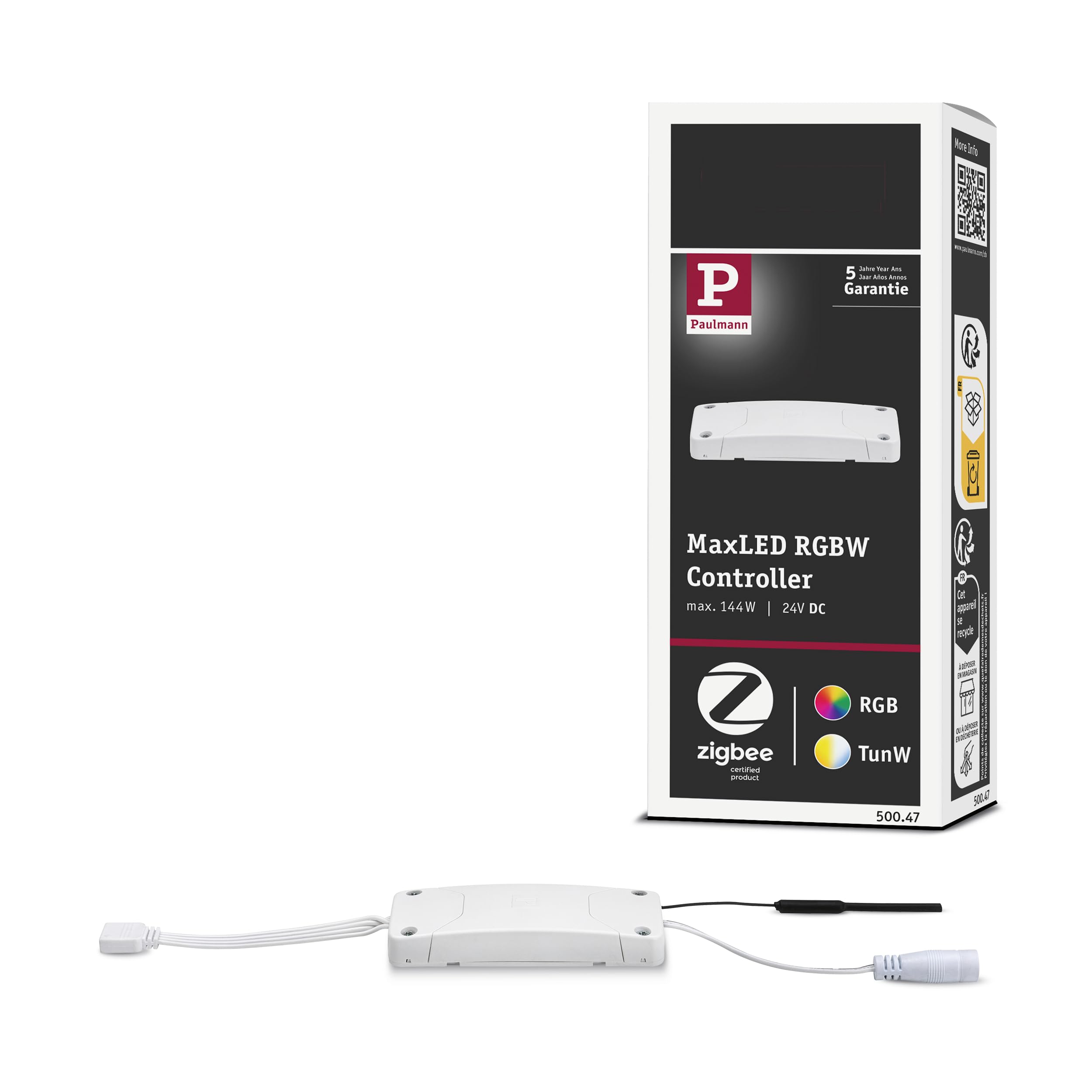 Paulmann 50047 Smart Home Zigbee MaxLED RGBW Controller