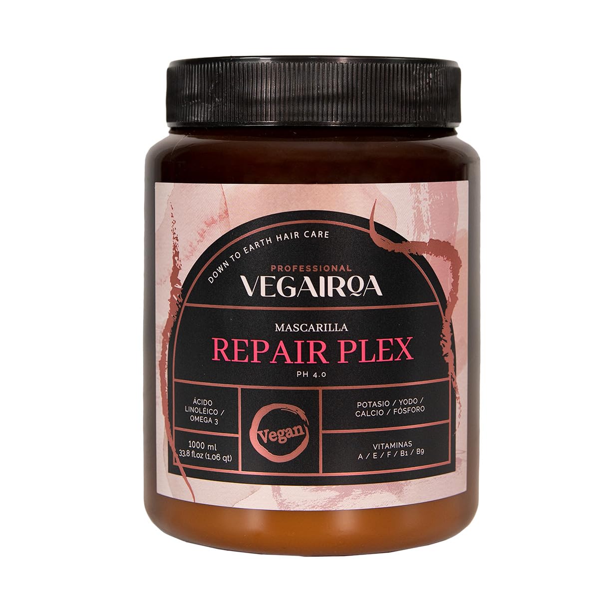 VEGAIROA. Repair Plex Extreme Hydration and Nutrition Repair Mask with Vitamins and Minerals for Chemically Treated Hair 1000 g