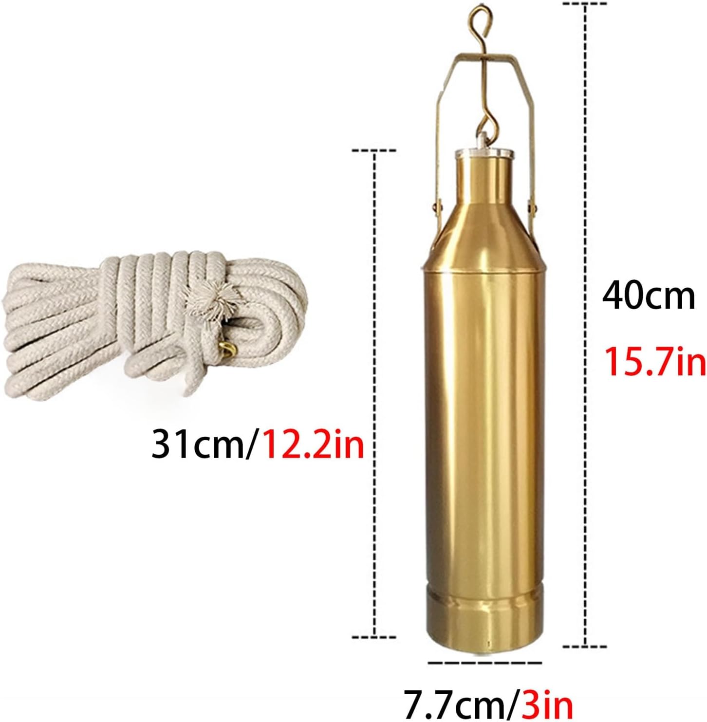 Handheld Copper Liquid Sampler Kit - Oil Sample Tool, 300/500/1000ml for Lab, Factory, Workshop, Warehouse (1000ml/0.26gal) - Durable & Accurate