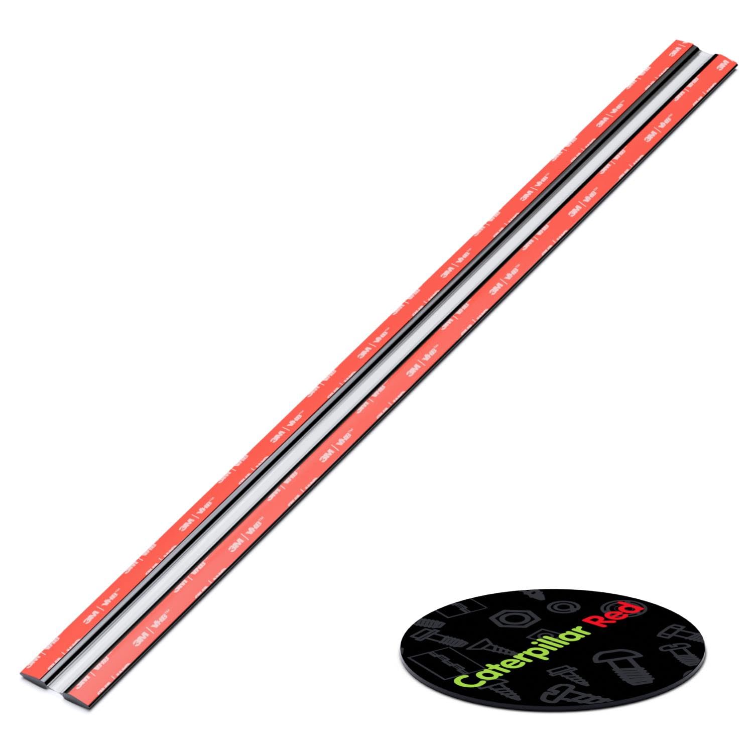 2x 500mm Nero Cardini Flessibili – Non è Necessaria La Colla, Autoadesivo - 6