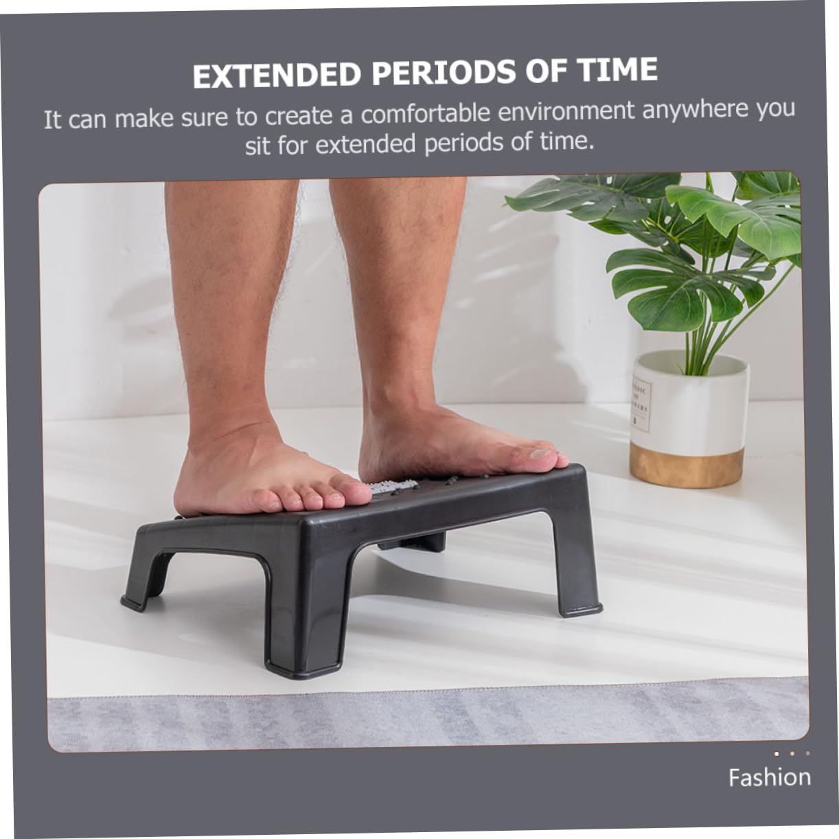 EXCEART 1pezzi Poggiapiedi Ergonomico Per Massaggio Sgabello Massaggiante Per Ufficio e Casa Design Portatile Per Comfort e Benessere Durante Lavoro