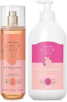 Combo Cuide-se Bem Pessegura: Body Splash 200ml + Loção Hidratante Doçura Na Pessegura 400ml