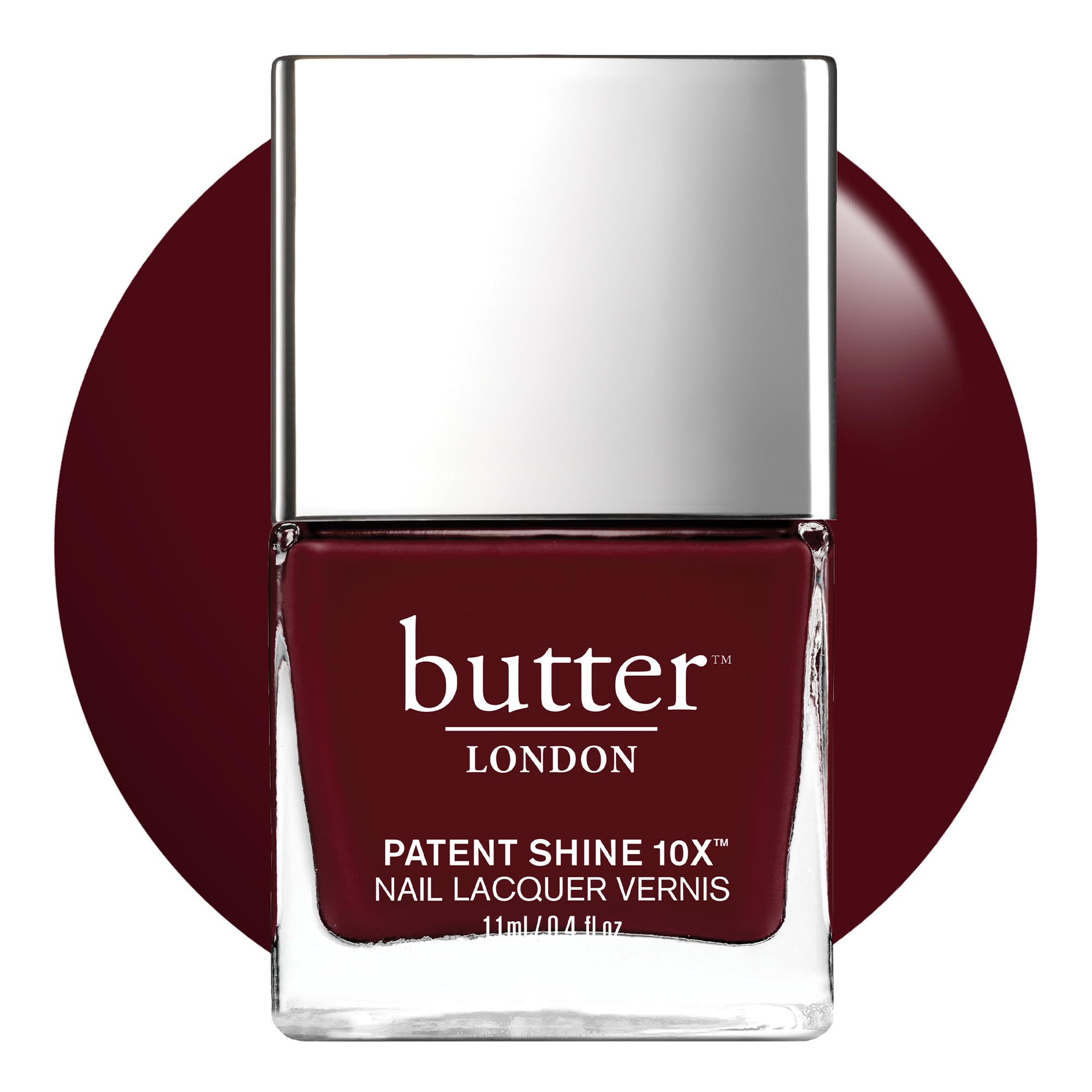 butter LONDON Patent Shine 10X Nail Lacquer Polish - Gel-Like Finish & Chip-Resistant Nail Lacquer Helps Protects & Strengthens Nails - Vegan & Cruelty-Free