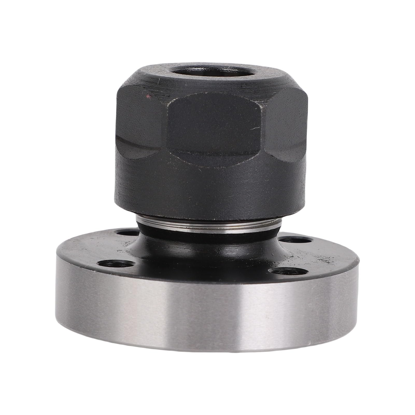 ER16 D45 Flange Collet Holder - 4 Holes Eccentric Nut Stainless Steel Chuck Seat for Lathe Machining Center Precision Grinding & Turning