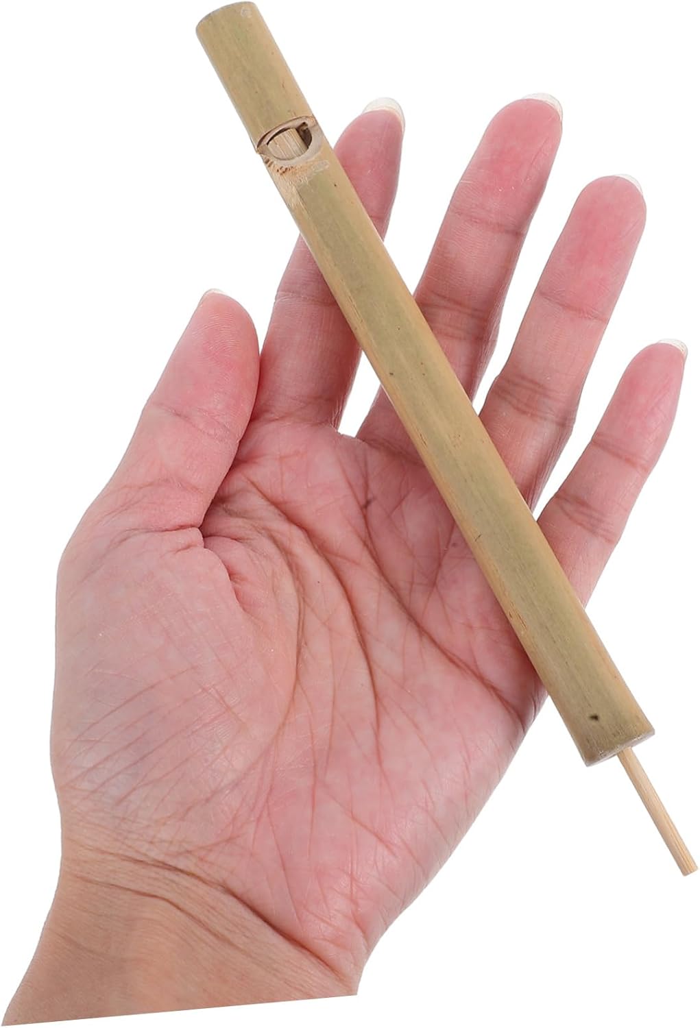 5 Pieces Bamboo Bird Whistle for Adults Recall Portable Musical Instrument for Exploring Nature Party Outdoor