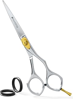 Suvorna 6.5" Professional Hair Cutting Scissors - Razor Sharp Japanese Stainless Steel Shears for Barbers, Stylists & Home Grooming, Men Women