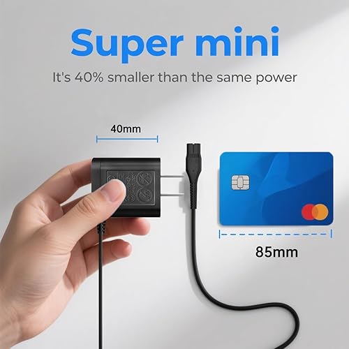 Miniatura 6 de LIANSUM Cargador de 4.3V compatible con Philips Norelco One Blade Trimmer QP2520 OneBlade QP2522 QP2515 MG3740 MG3720 QG3330 Adaptador de corriente