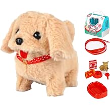 Robot Puppy Interactive Electronic Plush Stuffed Animal Pet Toy
